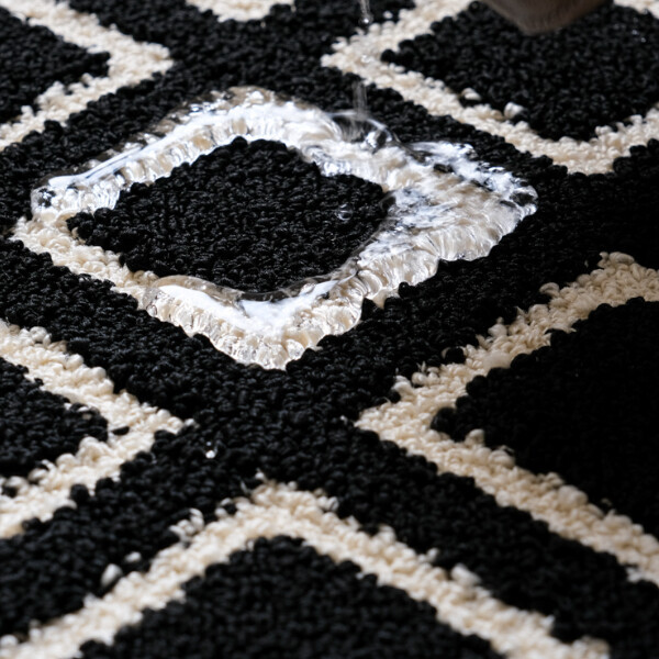 오브젠탈,Downing Square Brick Waterproof Carpet Black